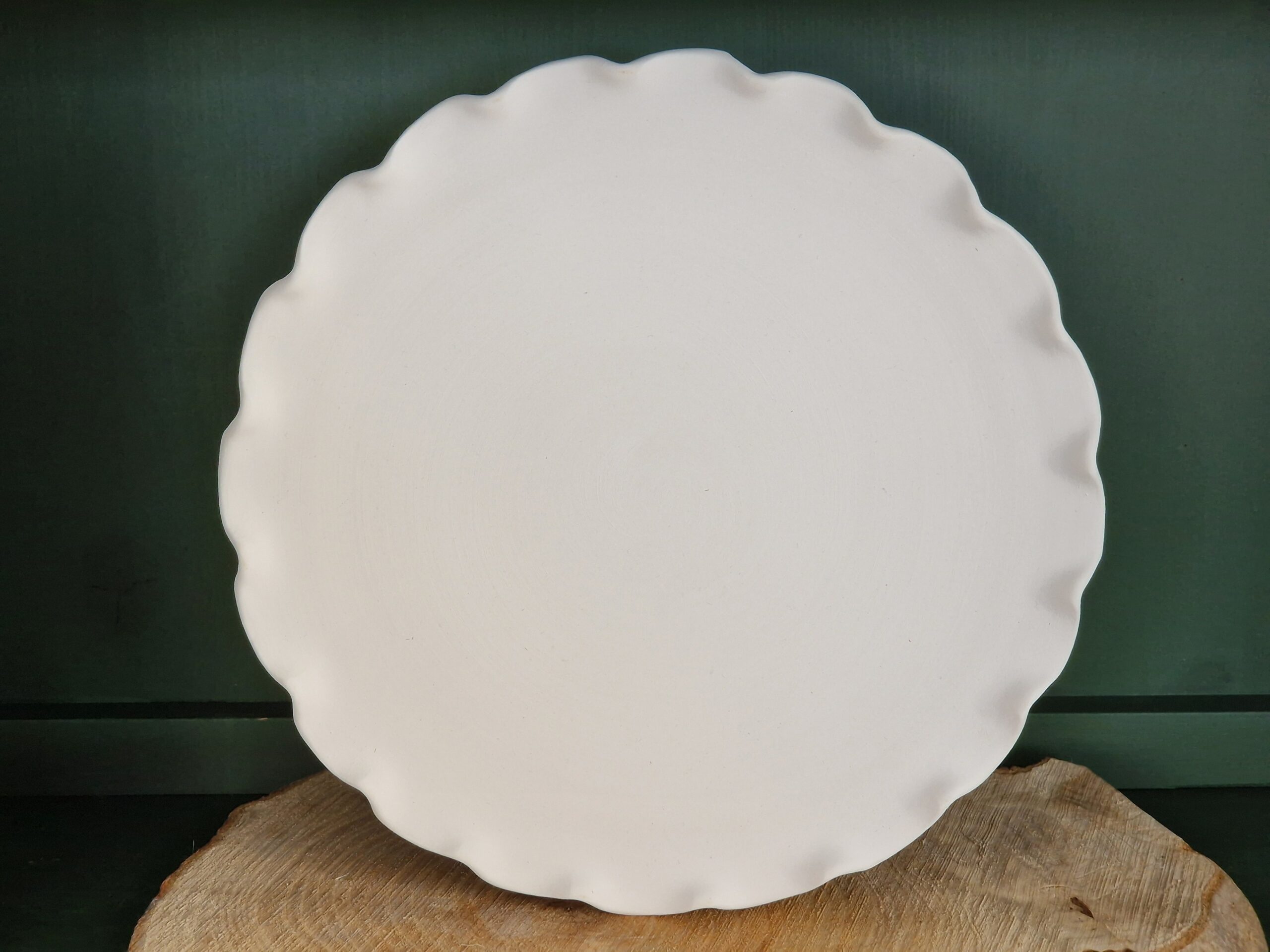 Toscas - Kuchenteller gewellt - Keramikmalwerkstatt Höxter