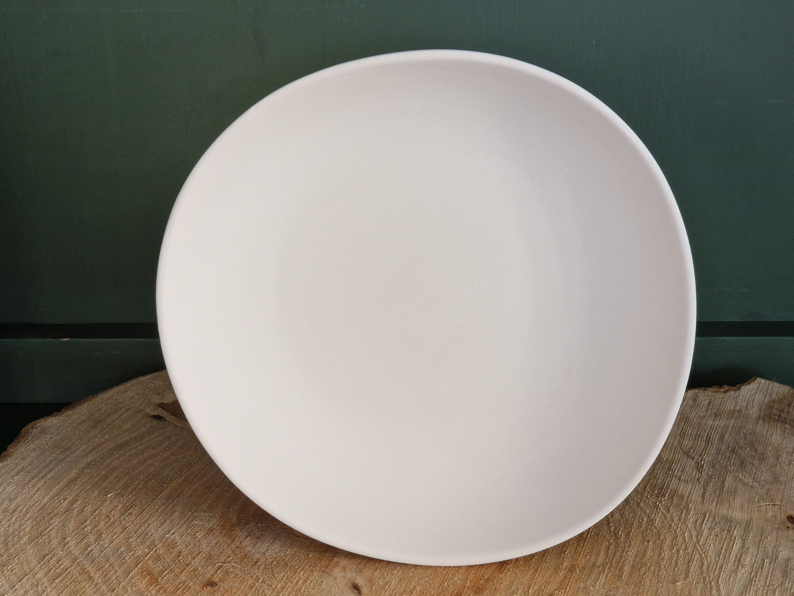 Keramik bemalen in Höxter - Orsu - Organischer tiefer Teller Ø 20 cm